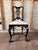 Antique George III Rococo Style Ball and Claw Feet Mahogany Side Chair Solid wood frame, well carved The chair is...