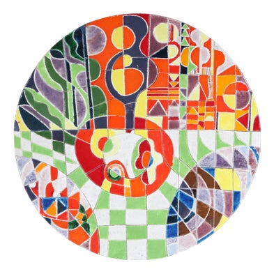 Ceramics Artwork from the ABN Building, Netherlands, 1970 For Sale