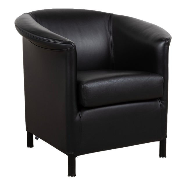 Aura Leather Chair by Paolo Piva for Wittmann For Sale
