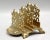 English 1920's Early English Gilt Brass Double Letter Rack For Sale - Image 3 of 8