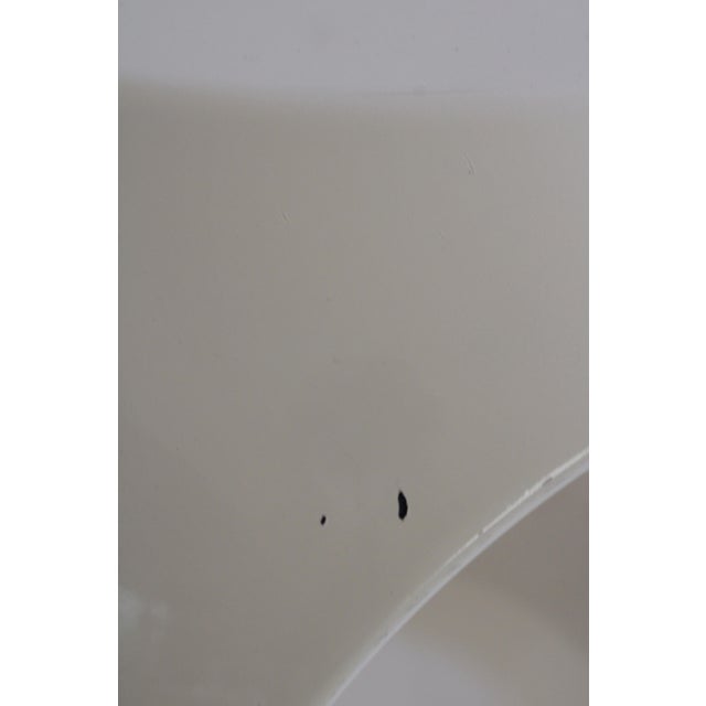 Vintage 60s 70s Space Age Fiberglass Side Table Stool Attributed to Luigi Colani For Sale - Image 9 of 11