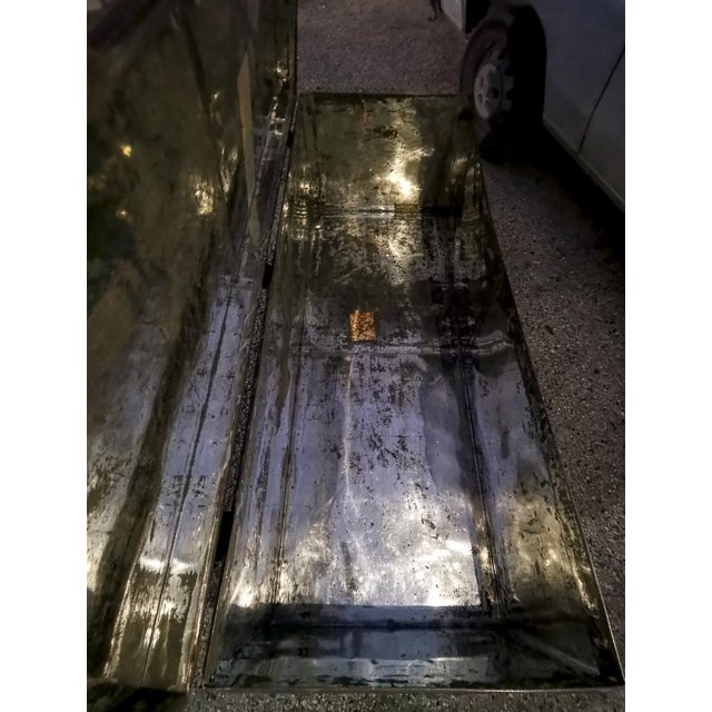 Vintage Travel Trunk in Iron For Sale - Image 17 of 18