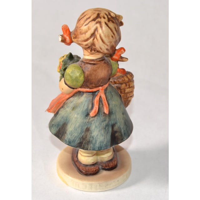 1964 Goebel Germany Hummel Collective Porcelain Girl Figurine Autumn Harvest For Sale - Image 9 of 14