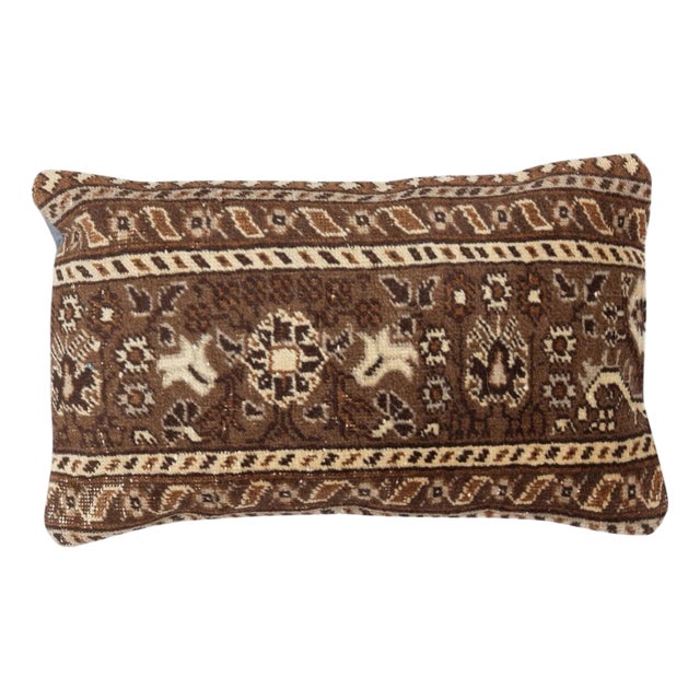 13"x20" Vintage Turkish Cushion Cover. Handmade Rug Pillow. Rustic Throw Pillow For Sale