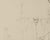 Beige Pencil Drawing of Man and Woman, Circa 1950s For Sale - Image 8 of 8