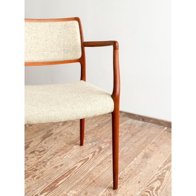 Mid-Century Model 65 Armchair by Niels Otto (N. O.) Møller for J. L. Mollers, 1968 For Sale - Image 9 of 17
