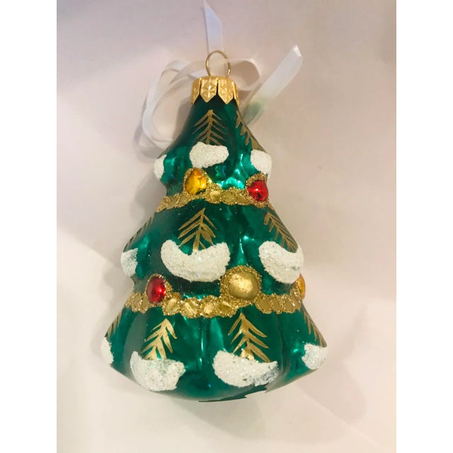 Christmas Ornaments Tree Vintage Glass Ornament For Sale - Image 4 of 4