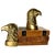 Vintage Brass Bald Eagle Bookends For Sale - Image 9 of 9