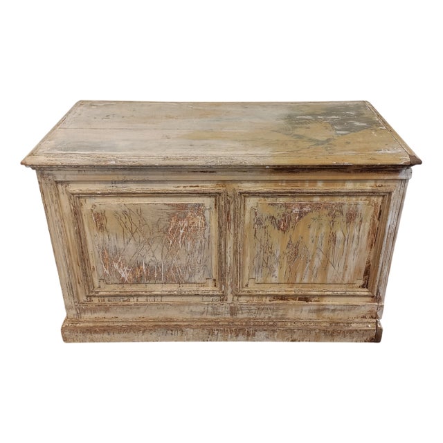 Weathered Bank with Sliding Doors, 1930s For Sale