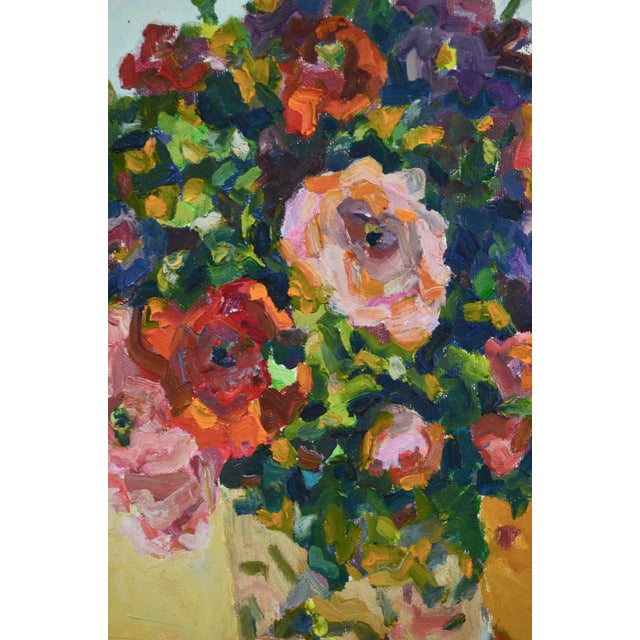Patrice Guiraud, Flower Bouquet, 2019, Oil on Canvas For Sale - Image 8 of 9