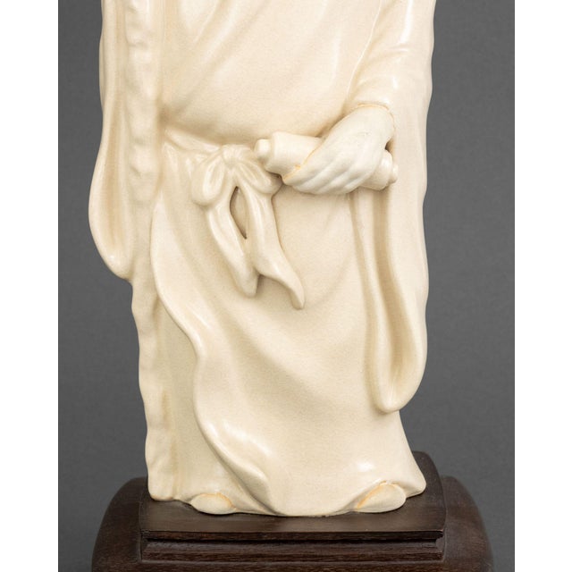 James Mont Style Figural Ceramic Table Lamps, Pair For Sale In New York - Image 6 of 14
