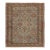 Antique Caucasian Kuba Rug in Blue With Rhythmic Floral Geometry - Rug & Kilim For Sale