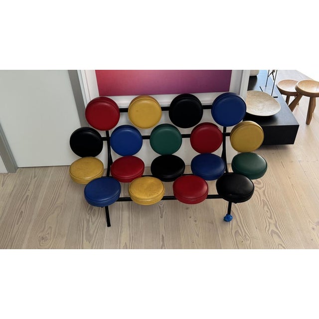 Black Marshmallow Sofa by George Nelson for Vitra, 1990 For Sale - Image 8 of 10