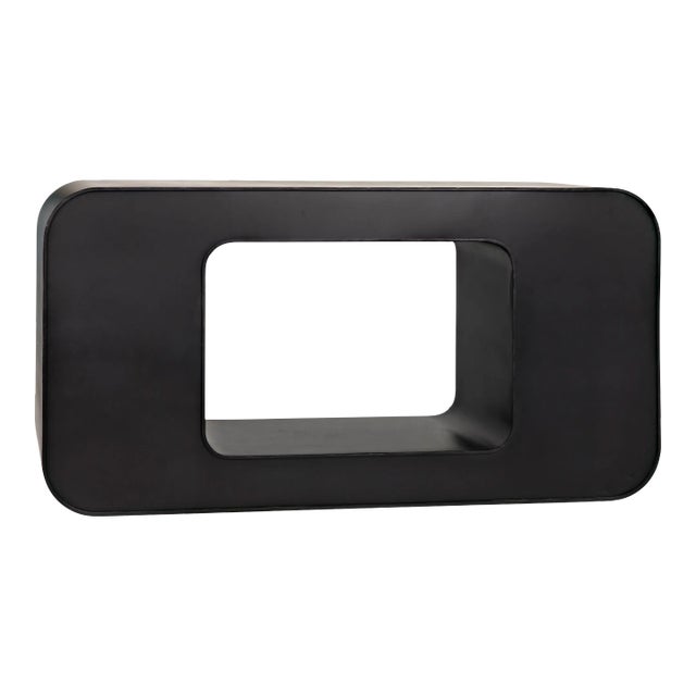 Shylock Console, Black Metal For Sale