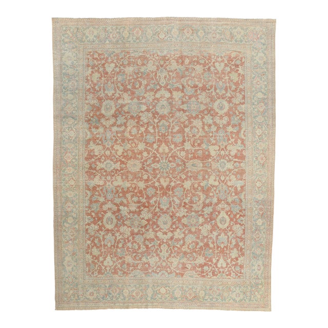 Antique Persian Mahal Rug, 10'02 X 13'05 For Sale