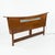 This 1960s vintage Mid Century Modern king headboard captures the organic, free-form aesthetic of the George Nakashima...