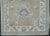 Textile Turkish Oushak Runner Rug Blue & Beige Handwoven Wool Rug 2'8" X 9'11" For Sale - Image 7 of 9