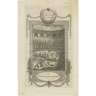 Mendoza, Spanish Bullfight, 1777, Paper For Sale