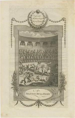 Mendoza, Spanish Bullfight, 1777, Paper