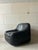 Black Italian Black Leather Lounge Chair, Italy, 1970s For Sale - Image 8 of 8