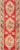 Red and Green Antique Turkish Oushak Runner With Three Floral Medallions For Sale - Image 4 of 8