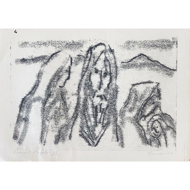 Stanley Lewis, "Desert People" from Wanderers Illustrations 112/225, 1964 For Sale