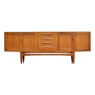 1960s Teak Mid Century Credenza by Vb Wilkins for G Plan For Sale