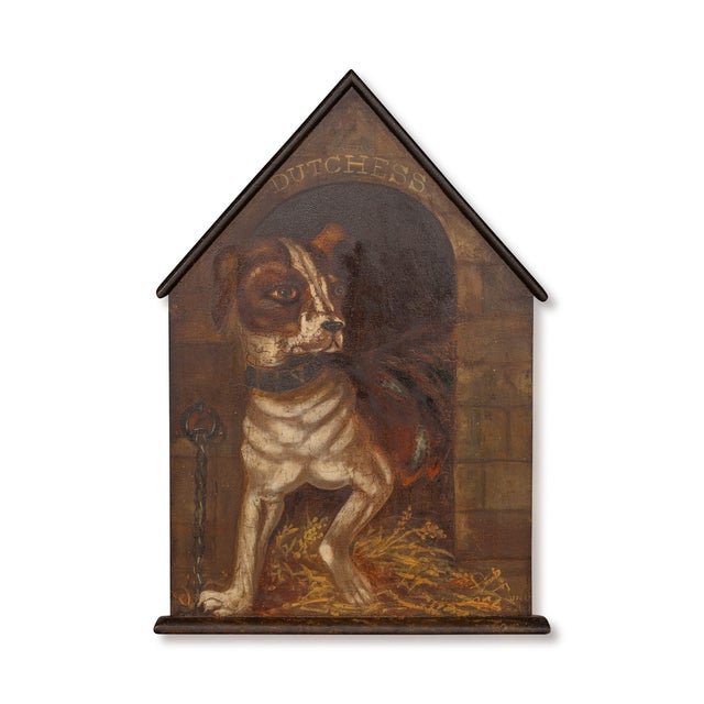 Painting of the Duchess Bulldog, 1820, Oil on Canvas For Sale - Image 16 of 16