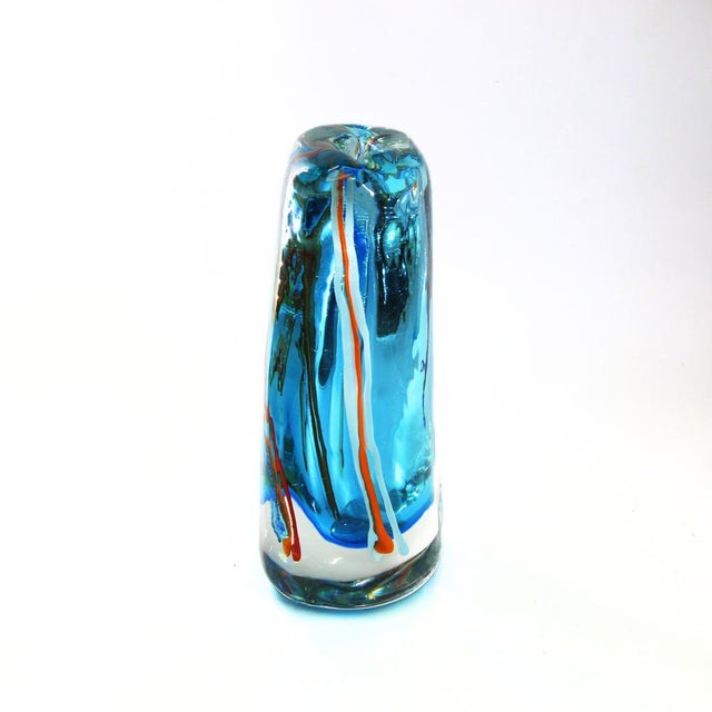 Murano Glass Submerged Sunrise Vase by MadeForSoul For Sale - Image 4 of 8