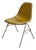 Vintage Herman Miller Eames Olive Green Upholstered Fiberglass Shell Chair – Stacking Wire Base, C. 1950's For Sale