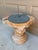 Late 20th Century Iron Verdigris Sundial on Neoclassical Carved Wooden Columnar Pedestal Stand For Sale - Image 4 of 12