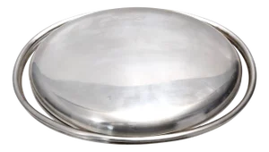 Vintage Italian Silver-Plated Metal Serving Plate by Lino Sabattini, 1970s