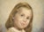 Mid 20th Century "Joni" - Mid Century Modern Portrait of a Girl in Yellow Dress in Oil on Canvas by Morris Zirlin For Sale - Image 5 of 7