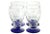 1920s 1920s Cobalt Cut-Crystal Stems - Set of 16 For Sale - Image 5 of 9