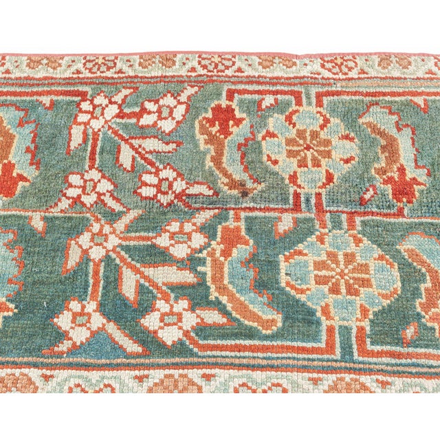 Doris Leslie Blau Vintage Turkish Oushak Fragment Runner Rug For Sale - Image 4 of 9