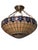 Vintage Colorful French Stained Glass Bowl/ Pendant Light Fixture For Sale - Image 16 of 18