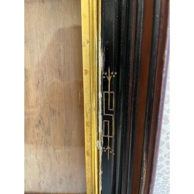 English Antique English Westlake Ebonized and Gilt Frame For Sale - Image 3 of 4
