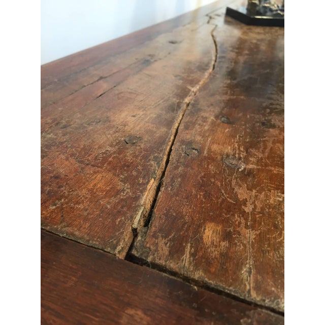 Brown 1810 Baroque Refectory Table For Sale - Image 8 of 10