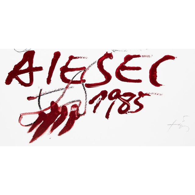 Modern International Student Poster after Antoni Tapies For Sale - Image 3 of 7