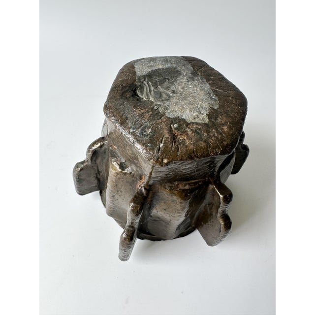 Antique - Heavy Bronze Mortar and Pestle For Sale - Image 10 of 11