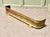 Small Victorian Pierced Brass Fender For Sale - Image 4 of 7