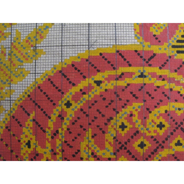 Antique French Textile Design For Sale - Image 6 of 7