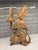 Museum-Quality Mid 20th Century Balinese Suar Wood Goddess Dewi Sri With Birds Masterwork Sculpture (Mas, Bali) For Sale - Image 4 of 11
