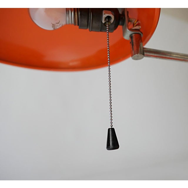 Orange Vintage Table Lamp by Alfred Müller, 1950s For Sale - Image 8 of 18