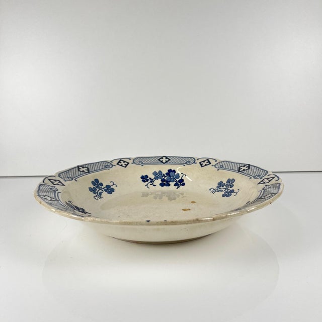 Vintage Jane Model Salad Bowl from KG Lunéville, 1890s For Sale - Image 9 of 9