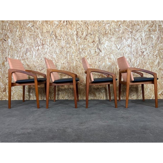 Teak Model 23 Dining Chairs by Henning Kjærnulf, 1970s, Set of 4 For Sale - Image 8 of 16