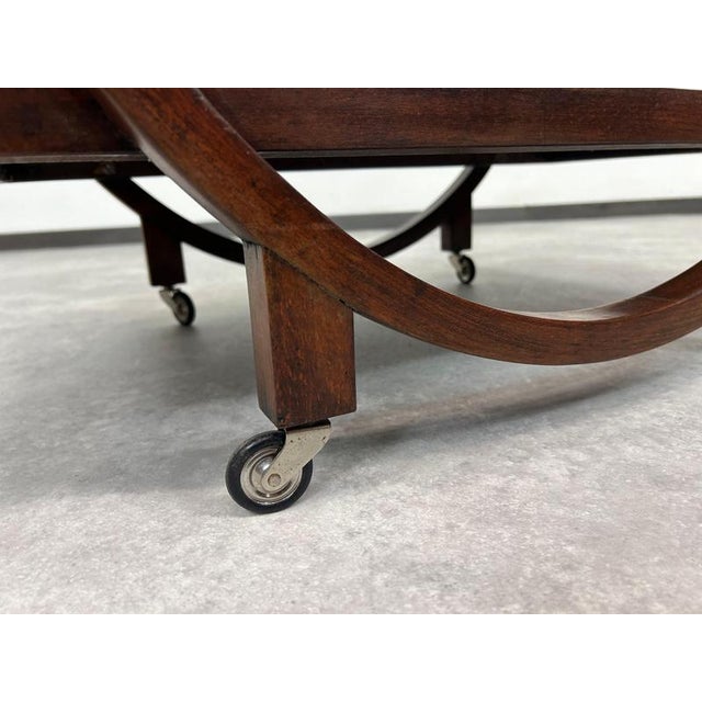 Wood Art Deco Serving Trolley from Thonet, 1930s For Sale - Image 7 of 11