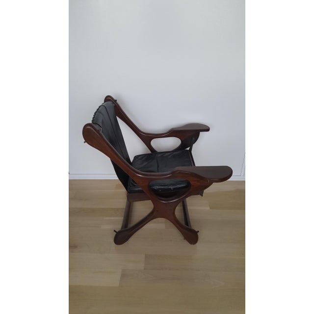 Awesome Pair Of Don Shoemaker Rosewood Swinger Chairs Chairish