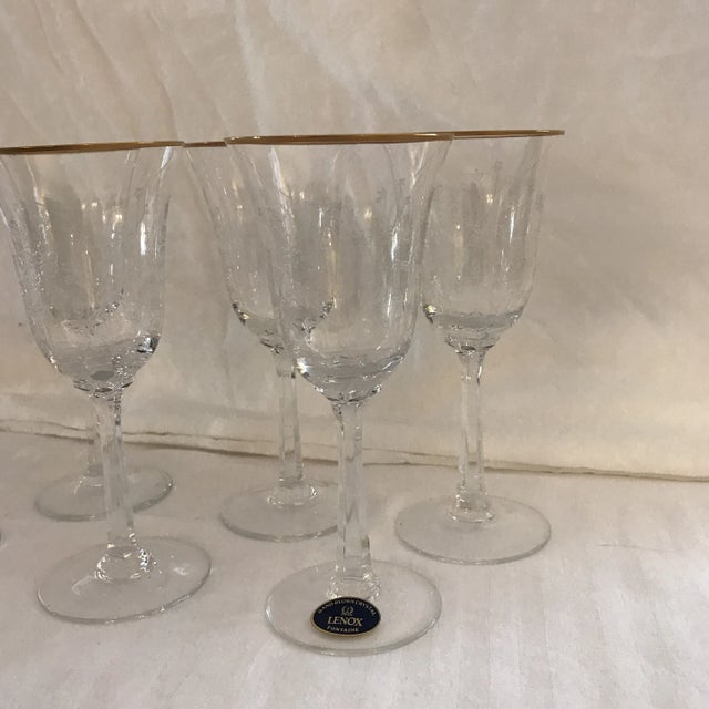 Lenox “Fontaine” Crystal Wine Glasses Set of 8 Chairish