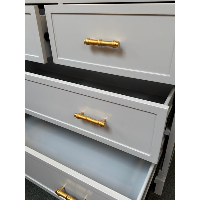 White Worlds Away Declan Chest of Drawers For Sale - Image 8 of 12